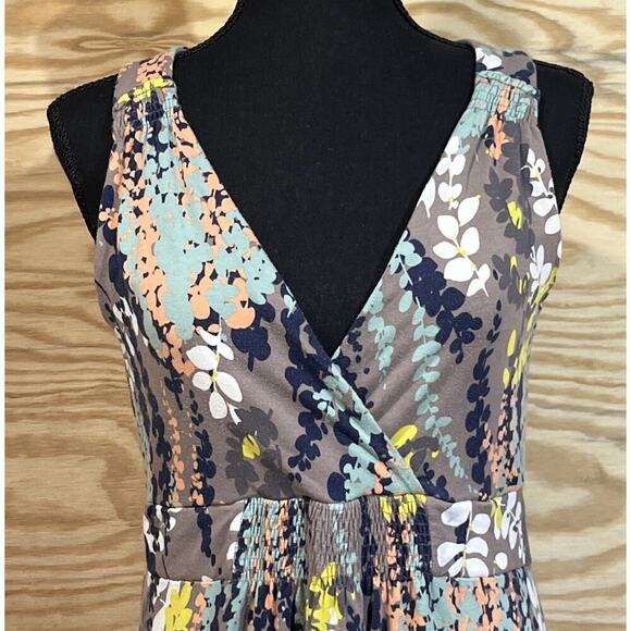 Boden Womens Jersey Maxi Dress Size US 10R Floral Bohemian Festival Stretch - Picture 8 of 16